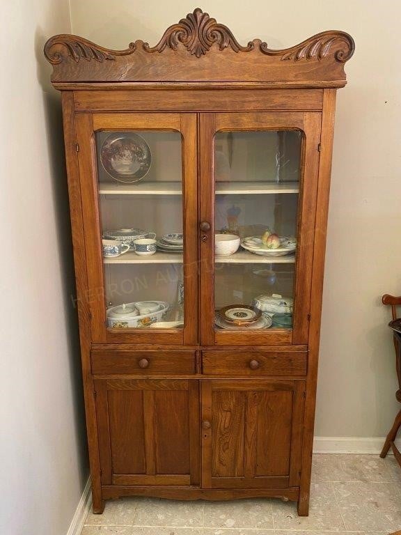 Antique Kitchen Cabinet (No Contents)