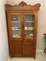 Antique Kitchen Cabinet (No Contents)