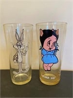 Bugs Bunny & Petunia Pig Glasses