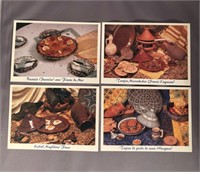 Vtg 13 Moroccan Meal Postcards, Large Each