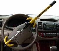 Twin Hook Steering Wheel Lock 6009L Yellow