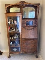 Antique Claw Foot Cabinet