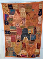 Thick Quilt Tapestry vtg