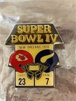 Super Bowl IV  1970 Pin