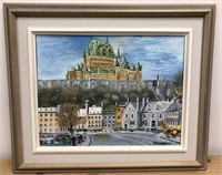 Y. Rheault, Chateau Frontenac Quebec City, Oil