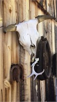 HORSE COLLARS, COW SKULL & HORSE SHOES