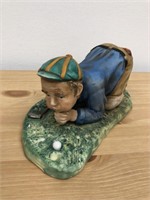 1990s Humorous Arnat Golfer Porcelain Figurine