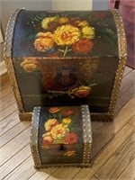 2 Floral Chests