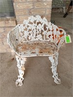 Cast iron patio chair