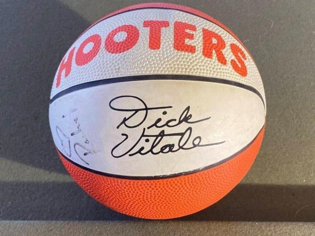 Dick Vitale Signed Hooters Basketball