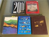 Atlas, Illustrated Encyclopedia, 20th Century etc