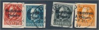 GERMANY BAVARIA #160-163 USED VF