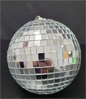 Glass Mirror Disco Ball vtg