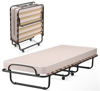 Retail$320 Portable Memory Foam Folding Bed