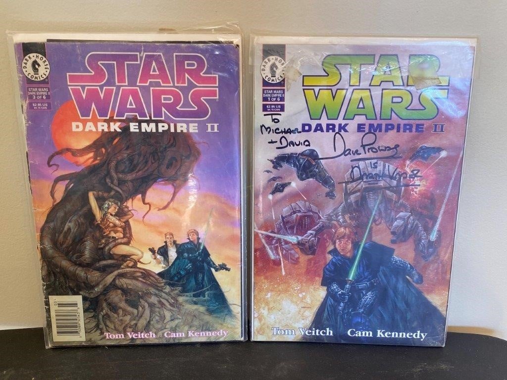 Star Wars Comics (One Signed)