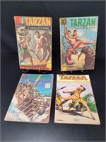 1970's Tarzan BD comics ( Francais) x 4