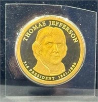 Proof 2007-S Jefferson Presidential Dollar