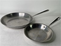 All Clad 12" & 8” Pan Set Of (2)