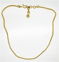 Gurhan 23-24K Gold & Diamond Necklace.