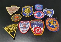 Fire Dept, Police & Emergency patches vtg