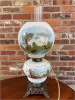 Painted Parlor Lamp