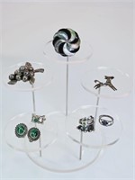 Vintage Mexican Silver Jewelry: Malachite & More