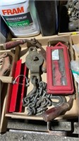 Pulley, small saw, 3/8” impact tool set