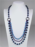Amethyst & Sleeping Beauty Turquoise Necklace
