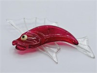 Vintage Lucite Sailfish Brooch