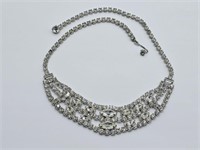 Vintage Weiss Signed Chunky Rhinestone Necklace