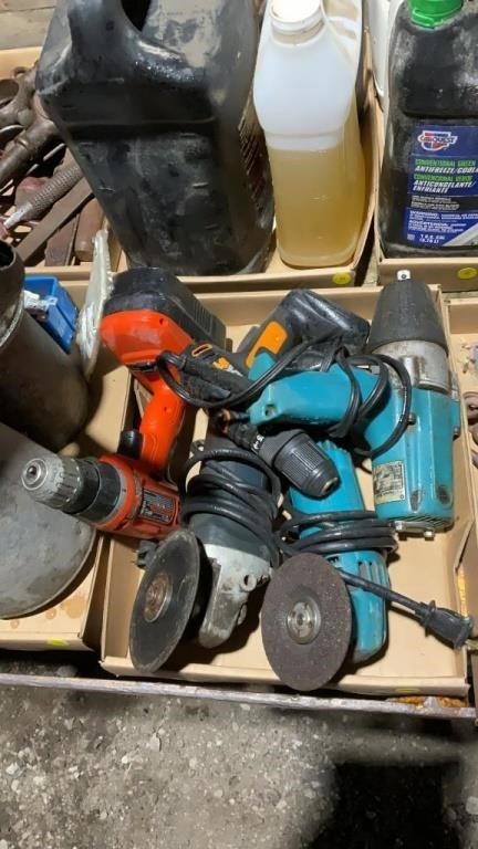 Electric drills, electric grinders