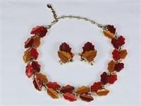 Vintage Coro / Lisner Shades of Autumn Thermoset