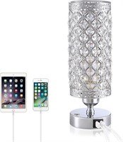 Yarra-Decor Crystal Table Lamp USB 3 Colors