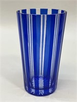 Dark Blue Crystal Tumbler/Vase