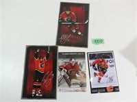 Calgary Flames Photos + Binder of Hockey Cards