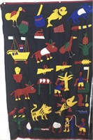 Massive Native Peruvian Tapestry 72x62 in