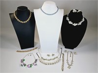 Vintage Floral Necklaces: Coro ©, Avon, Kramer