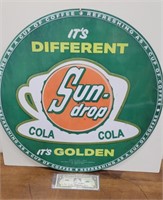 Sun-Drop Cola Soda Pop Refreshing as a cup of
