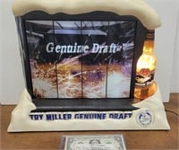 Miller Genuine Draft MGD Beer Illuminated