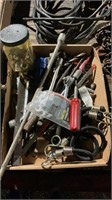 Assorted tools,  2 point drawbar, woven wire