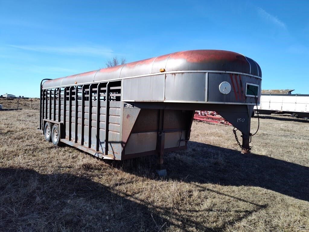 Kiefer 7' x 20' Livestock Trailer