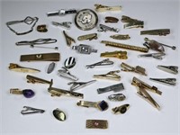 Large Vintage Tie Bar Lot