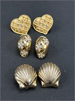 Goldtone earrings