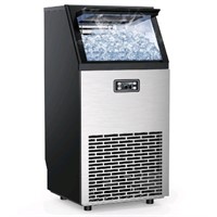 KOTEK Commercial Ice Maker Machine - Makes 110 Pou