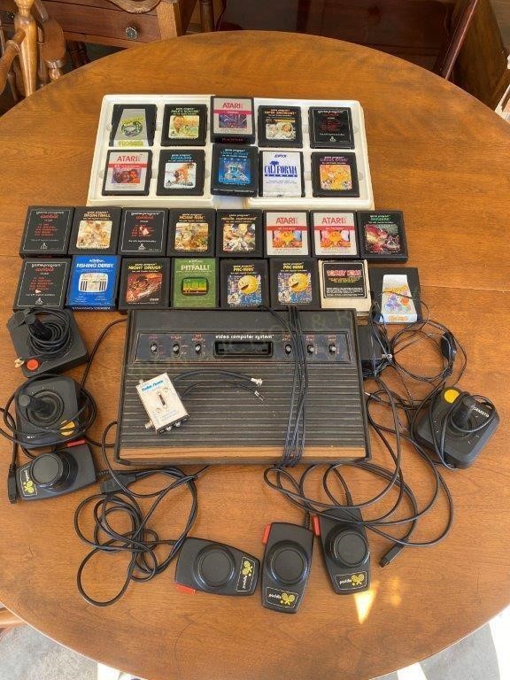 Atari Game System & Games