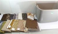 Bin of Quilting Fabric