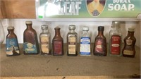 Group Of Vintage Small Glass Bottles