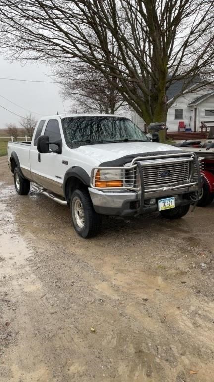 2001 ford f-250 diesel extended cab long bed