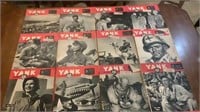 (12) Vintage WWII YANK Army Weekly Magazines