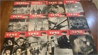 (12) Vintage WWII YANK Army Weekly Magazines